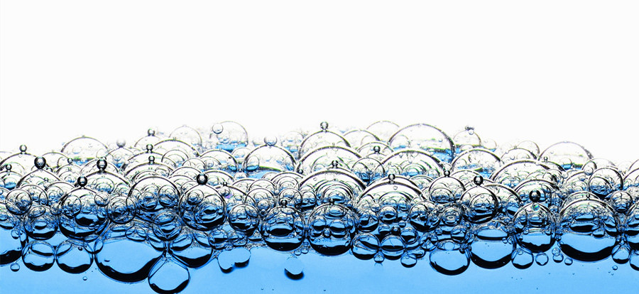 （圖：水性消泡劑的消泡效果）